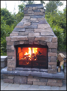 Outside Fireplace Style 5