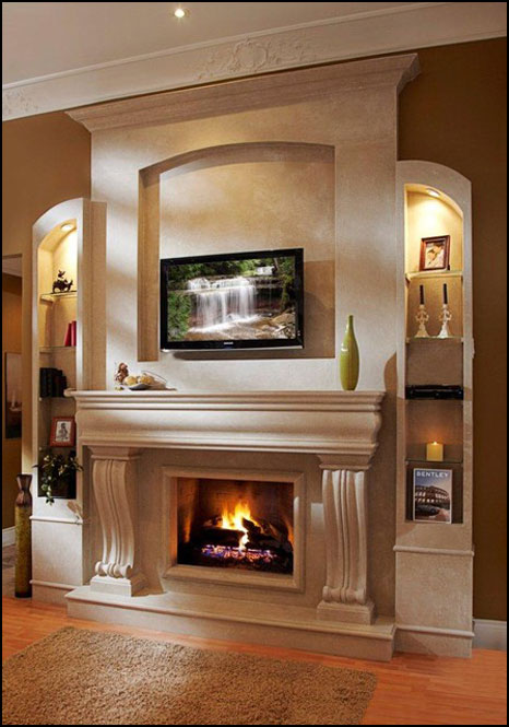 Traditional Fireplace Style 7